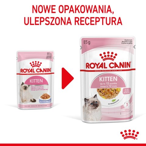 ROYAL CANIN Kitten Instinctive W Galaretce 12x85g ROYAL CANIN Kitten Instinctive W Galaretce 12x85g