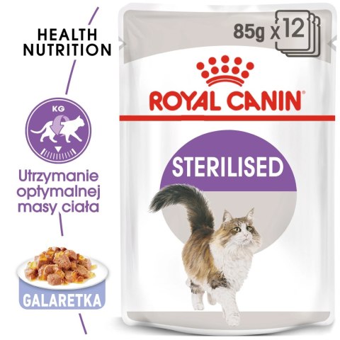 ROYAL CANIN Sterilised W Galaretce 12x85g ROYAL CANIN Sterilised W Galaretce 12x85g