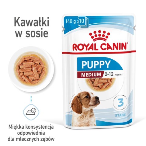 ROYAL CANIN Medium Puppy 10x140g ROYAL CANIN Medium Puppy 10x140g