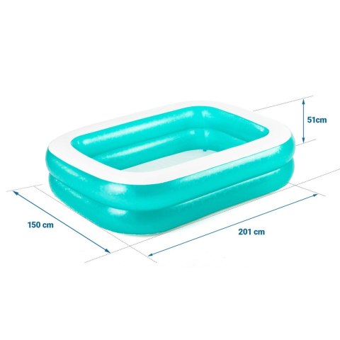 BASEN DMUĆHANY RODZINNY 201 X 150 X 51 ĆM BESTWAY 54005 BASEN DMUĆHANY RODZINNY 201 X 150 X 51 ĆM BESTWAY 54005