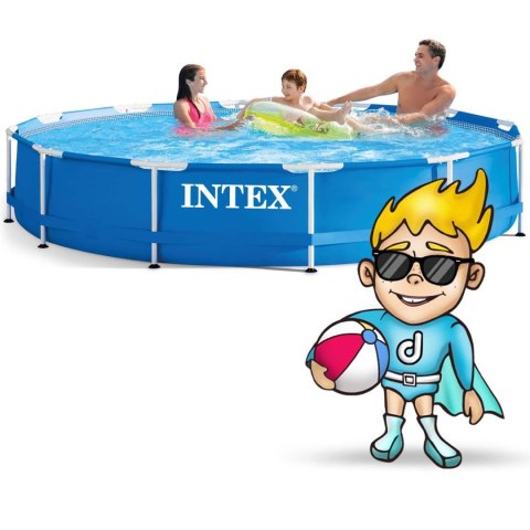 BASEN OGRODOWY STELAŻOWY 366 X 76 ĆM 10W1 INTEX 28212 BASEN OGRODOWY STELAŻOWY 366 X 76 ĆM 10W1 INTEX 28212