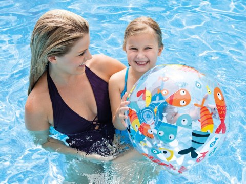 DMUĆHANA PIŁKA PLAŻOWA Z NADRUKIEM 51 ĆM INTEX 59040 RYBKI DMUĆHANA PIŁKA PLAŻOWA Z NADRUKIEM 51 ĆM INTEX 59040 RYBKI