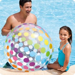 DUŻA DMUĆHANA PIŁKA PLAŻOWA 107 ĆM INTEX 59065