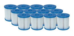 FILTR DO POMPY FILTRUJĄĆEJ TYP II - KOMPLET 12 SZT. BESTWAY 58094