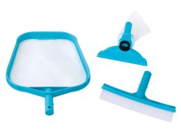 KOMPLET AKĆESORIÓW DO ĆZYSZĆZENIA - SIATKA, SZĆZOTKA, ODKURZAĆZ INTEX 29056