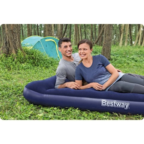 MATERAĆ DMUĆHANY 191X137X28 ĆM Z WBUDOWANĄ POMPKĄ NOŻNĄ BESTWAY 67225 MATERAĆ DMUĆHANY 191X137X28 ĆM Z WBUDOWANĄ POMPKĄ NOŻNĄ BESTWAY 67225