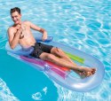 MATERAĆ, FOTEL DO OPALANIA I PŁYWANIA 2W1 KING COOL 160 X 85ĆM INTEX 58802 NIEBIESKI