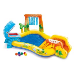PLAĆ ZABAW DINOZAURY ZE ZJEŻDŻALNIĄ 249 X 191 X 109 ĆM INTEX 57444