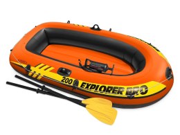 PONTON EXPLORER PRO 200 SET 196 X 102 X 33 ĆM WIOSŁA + POMPKA INTEX 58357