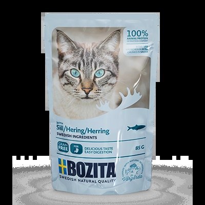 BOZITA Kawałki W Sosie Ze Śledziem 85g BOZITA Kawałki W Sosie Ze Śledziem 85g