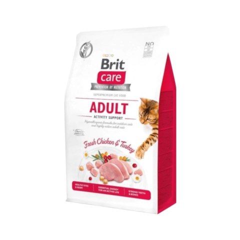 Brit Care Cat Grain-Free Aldut Activity Support Z Kurczakiem I Indykiem 2kg Brit Care Cat Grain-Free Aldut Activity Support Z Kurczakiem I Indykiem 2kg