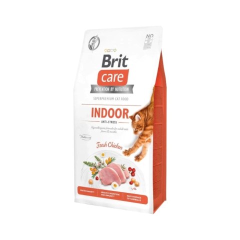 Brit Care Cat Grain-Free Indoor Anti-Stress Z Kurczakiem 7kg Brit Care Cat Grain-Free Indoor Anti-Stress Z Kurczakiem 7kg