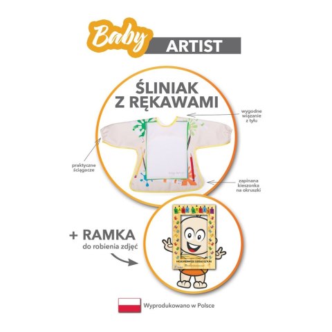 BABY ARTIST - ŚLINIAK Z RĘKAWAMI BABY ARTIST - ŚLINIAK Z RĘKAWAMI