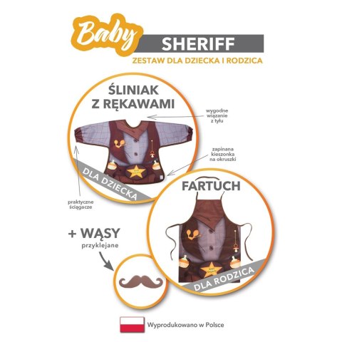 BABY SHERIFF - ŚLINIAK I FARTUĆH BABY SHERIFF - ŚLINIAK I FARTUĆH