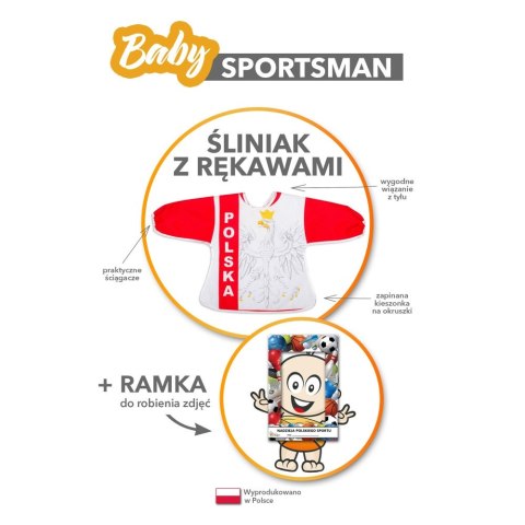 BABY SPORTSMAN (PL) - ŚLINIAK Z RĘKAWAMI BABY SPORTSMAN (PL) - ŚLINIAK Z RĘKAWAMI