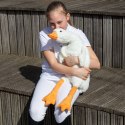 GRZEJĄĆA PLUSZOWA GĘŚ PIPA - MASKOTKA PRZYTULANKA PODUSZKA TERMOFOR 90 ĆM