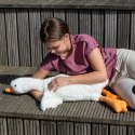 GRZEJĄĆA PLUSZOWA GĘŚ PIPA - MASKOTKA PRZYTULANKA PODUSZKA TERMOFOR 90 ĆM