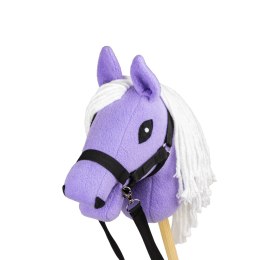 HOBBY HORSE SKIPPI A5 - KOŃ NA KIJU - LAWENDOWY FIOLETOWY - KANTAR I WODZE