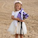HOBBY HORSE SKIPPI A5 - KOŃ NA KIJU - LAWENDOWY FIOLETOWY - KANTAR I WODZE