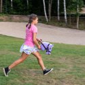 HOBBY HORSE SKIPPI A5 - KOŃ NA KIJU - LAWENDOWY FIOLETOWY - KANTAR I WODZE