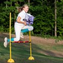 HOBBY HORSE SKIPPI A5 - KOŃ NA KIJU - LAWENDOWY FIOLETOWY - KANTAR I WODZE