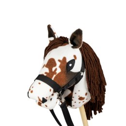 HOBBY HORSE SKIPPI A5 - W PLAMY - BRĄZOWE PLAMKI - KOŃ NA KIJU - KANTAR