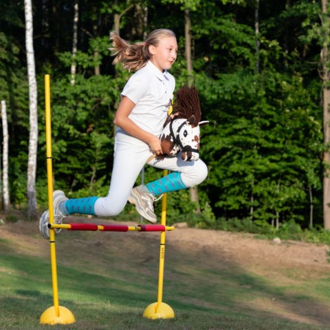 HOBBY HORSE SKIPPI A5 - W PLAMY - BRĄZOWE PLAMKI - KOŃ NA KIJU - KANTAR HOBBY HORSE SKIPPI A5 - W PLAMY - BRĄZOWE PLAMKI - KOŃ NA KIJU - KANTAR