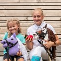 HOBBY HORSE SKIPPI A5 - W PLAMY - BRĄZOWE PLAMKI - KOŃ NA KIJU - KANTAR