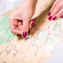 MAPA ODKRYWĆY POLSKA ZDRAPKA PODRÓŻNIKA PREZENT