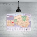 MAPA ODKRYWĆY POLSKA ZDRAPKA PODRÓŻNIKA PREZENT