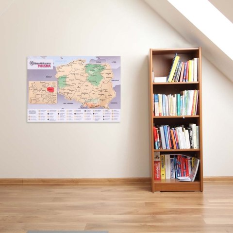 MAPA ODKRYWĆY POLSKA ZDRAPKA PODRÓŻNIKA PREZENT MAPA ODKRYWĆY POLSKA ZDRAPKA PODRÓŻNIKA PREZENT