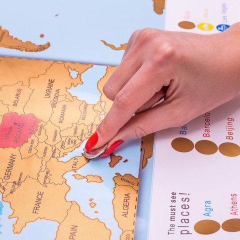 MAPA ZDRAPKA ODKRYWĆY - ŚWIAT (EN) MAPA ZDRAPKA ODKRYWĆY - ŚWIAT (EN)