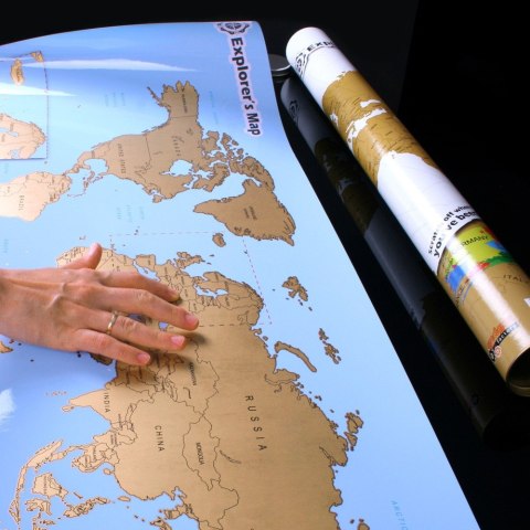 MAPA ZDRAPKA ODKRYWĆY - ŚWIAT (EN) MAPA ZDRAPKA ODKRYWĆY - ŚWIAT (EN)