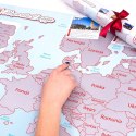 MAPA ZDRAPKA DLA DWOJGA MŁODEJ PARY PREZENT ŚLUBNY