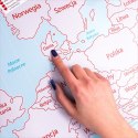 MAPA ZDRAPKA DLA DWOJGA MŁODEJ PARY PREZENT ŚLUBNY