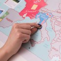 MAPA ZDRAPKA DLA DWOJGA MŁODEJ PARY PREZENT ŚLUBNY