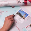 MAPA ZDRAPKA DLA DWOJGA MŁODEJ PARY PREZENT ŚLUBNY