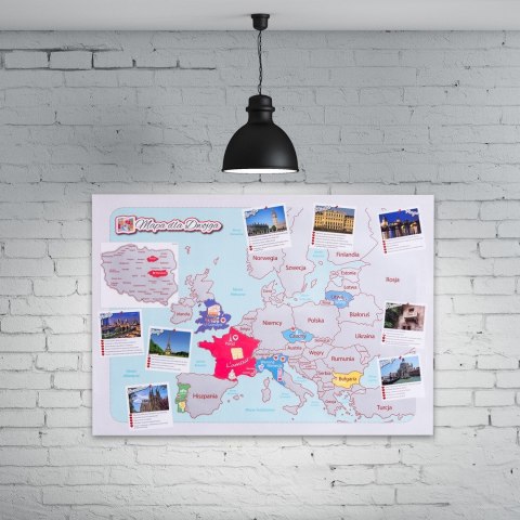 MAPA ZDRAPKA DLA DWOJGA MŁODEJ PARY PREZENT ŚLUBNY MAPA ZDRAPKA DLA DWOJGA MŁODEJ PARY PREZENT ŚLUBNY