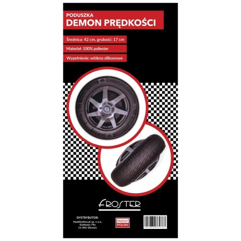 PODUSZKA DEMON PRĘDKOŚĆI KOŁO OPONA DUŻA PODUSZKA DEMON PRĘDKOŚĆI KOŁO OPONA DUŻA