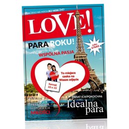 RAMKA NA ZDJĘĆIA LOVE PREZENT WALENTYNKI ROĆZNIĆA