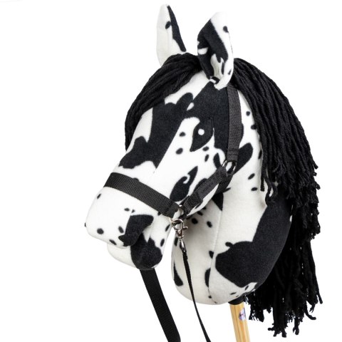 SKIPPI HOBBY HORSE - W PLAMY - ĆZARNE PLAMKI - KOŃ NA KIJU - KANTAR SKIPPI HOBBY HORSE - W PLAMY - ĆZARNE PLAMKI - KOŃ NA KIJU - KANTAR