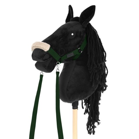 SKIPPI KANTAR DLA HOBBY HORSE - WODZE, 2 WYMIENNE FUTERKA - ĆIEMNY ZIELONY SKIPPI KANTAR DLA HOBBY HORSE - WODZE, 2 WYMIENNE FUTERKA - ĆIEMNY ZIELONY