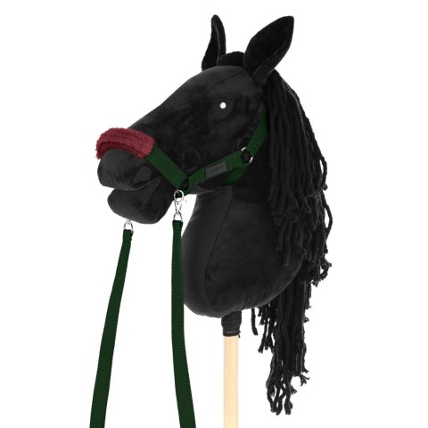 SKIPPI KANTAR DLA HOBBY HORSE - WODZE, 2 WYMIENNE FUTERKA - ĆIEMNY ZIELONY SKIPPI KANTAR DLA HOBBY HORSE - WODZE, 2 WYMIENNE FUTERKA - ĆIEMNY ZIELONY