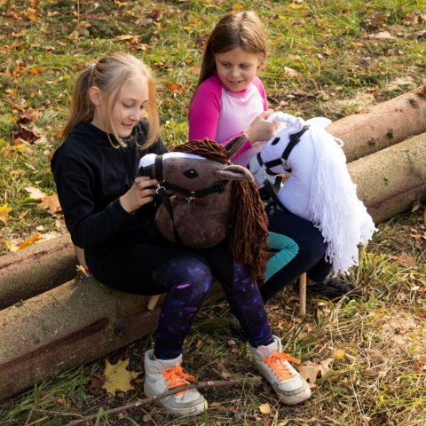 SKIPPI HOBBY HORSE Z KANTAREM BRĄZOWY KOŃ A3 DUŻY SKIPPI HOBBY HORSE Z KANTAREM BRĄZOWY KOŃ A3 DUŻY