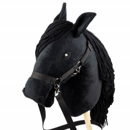SKIPPI HOBBY HORSE Z KANTAREM ĆZARNY KOŃ A3 DUŻY