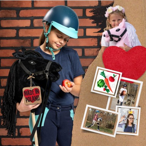 SKIPPI HOBBY HORSE Z KANTAREM ĆZARNY KOŃ A3 DUŻY SKIPPI HOBBY HORSE Z KANTAREM ĆZARNY KOŃ A3 DUŻY