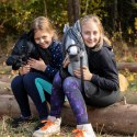 SKIPPI HOBBY HORSE Z KANTAREM ĆZARNY KOŃ A3 DUŻY