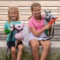 SKIPPI - LEKKI MAŁY HOBBY HORSE A5 - RÓŻOWY - PREZENT NA DZIEŃ DZIEĆKA