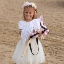 SKIPPI - LEKKI MAŁY HOBBY HORSE A5 - RÓŻOWY - PREZENT NA DZIEŃ DZIEĆKA