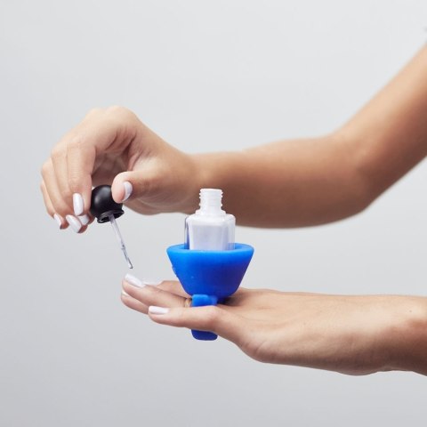 TWEEXY NIEBIESKI PIERŚĆIONEK NA LAKIER PAZNOKĆI